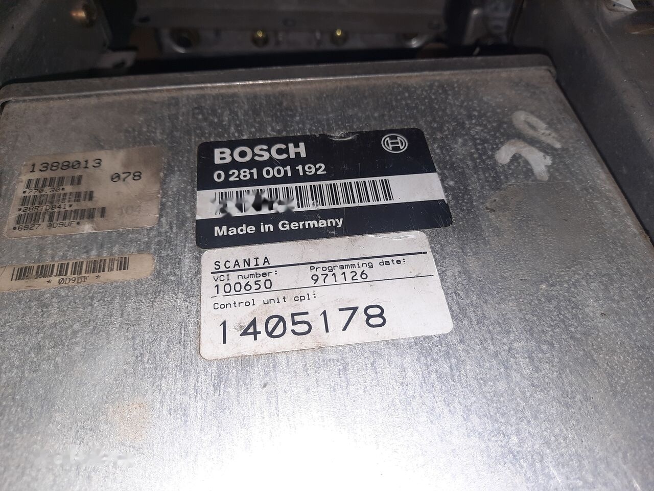 Scania 0281001192 Scania K113 - ECU 버스 용 : 사진 4 Scania 0281001192 Scania K113 - ECU 버스 용 : 사진 4