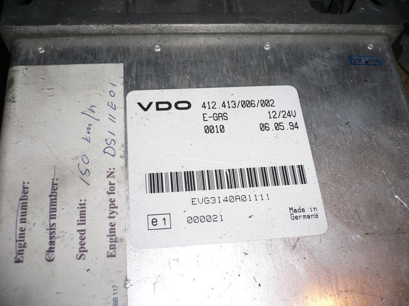 Scania VDO 412.413/006/002 - ECU : 사진 2 Scania VDO 412.413/006/002 - ECU : 사진 2