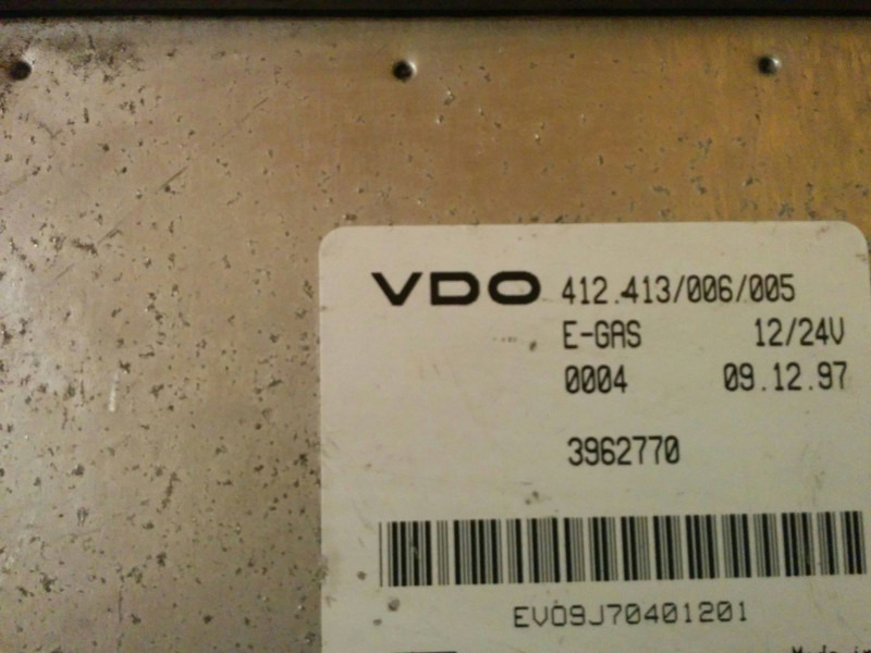 Scania VDO 412.413/006/005 412.413/006/002 - ECU : 사진 4 Scania VDO 412.413/006/005 412.413/006/002 - ECU : 사진 4