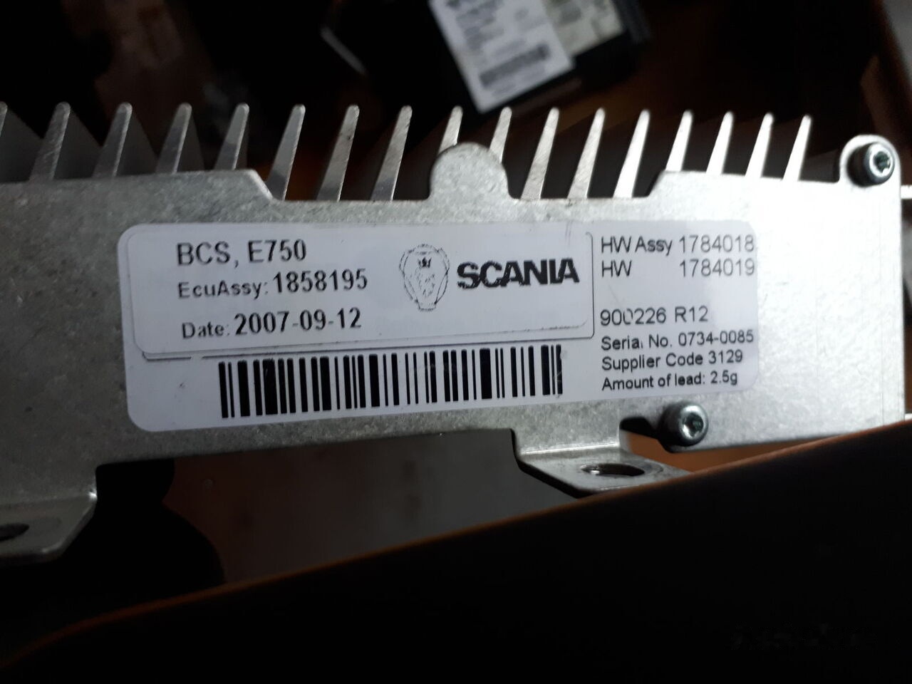Scania dvigatelem 0281001322 - 1413154 Scania 094 Omni Link - ECU 버스 용 : 사진 4 Scania dvigatelem 0281001322 - 1413154 Scania 094 Omni Link - ECU 버스 용 : 사진 4