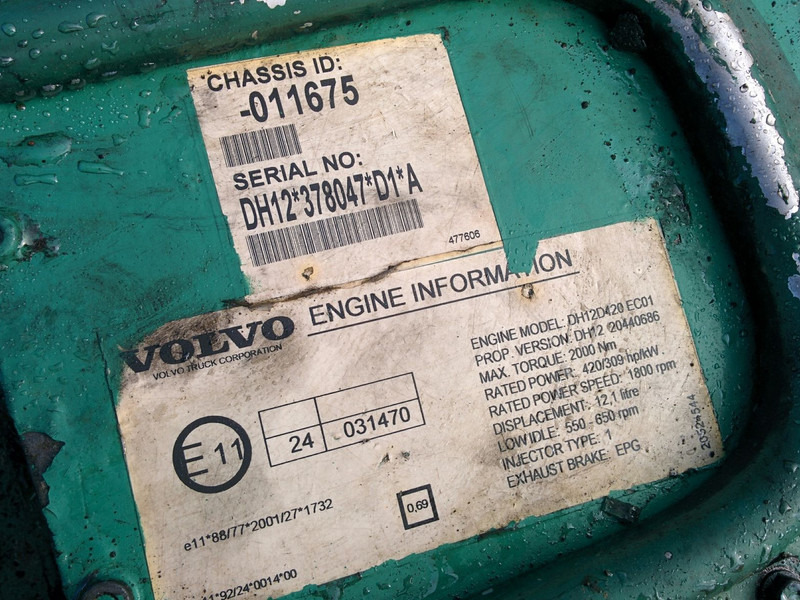 Volvo B12m - ECU : 사진 1 Volvo B12m - ECU : 사진 1