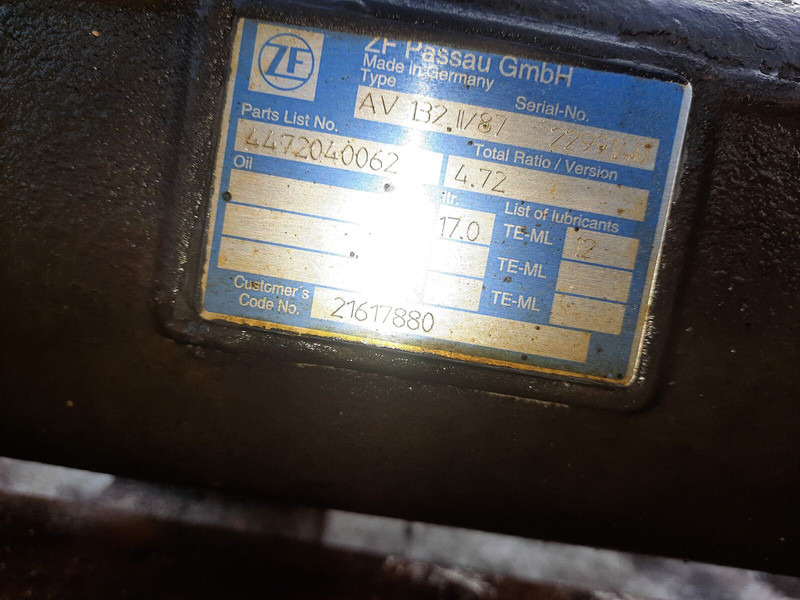 Volvo шестерни бортовой передачи ZF - 뒷 차축 : 사진 3 Volvo шестерни бортовой передачи ZF - 뒷 차축 : 사진 3