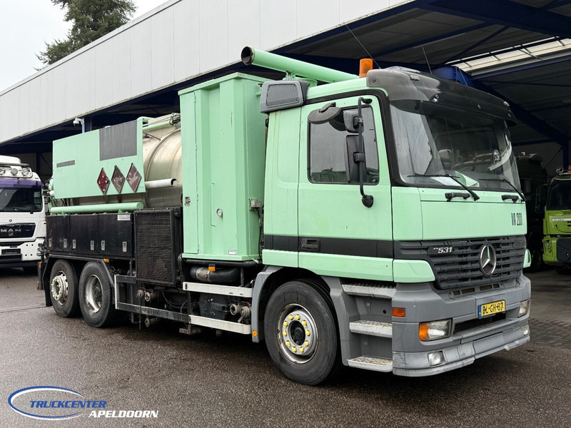 Mercedes-Benz ACTROS 2531 L 6X2/NLA ADR, RVS tank, Naafreductie - 진공 흡입 트럭 : 사진 1 Mercedes-Benz ACTROS 2531 L 6X2/NLA ADR, RVS tank, Naafreductie - 진공 흡입 트럭 : 사진 1