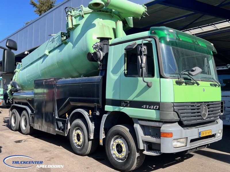 Mercedes-Benz Actros 4140 Naaktgeboren Vortex VP8000, 8x4 Steel spring Manuel - 진공 흡입 트럭 : 사진 1 Mercedes-Benz Actros 4140 Naaktgeboren Vortex VP8000, 8x4 Steel spring Manuel - 진공 흡입 트럭 : 사진 1