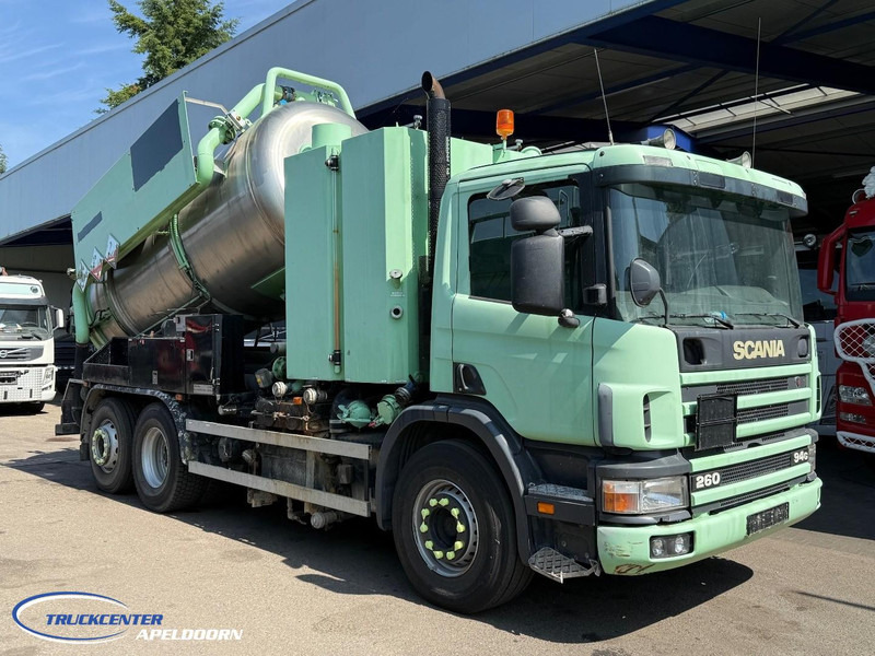 Scania 94G - 260 RVS opbouw, ADR - 진공 흡입 트럭 : 사진 1 Scania 94G - 260 RVS opbouw, ADR - 진공 흡입 트럭 : 사진 1