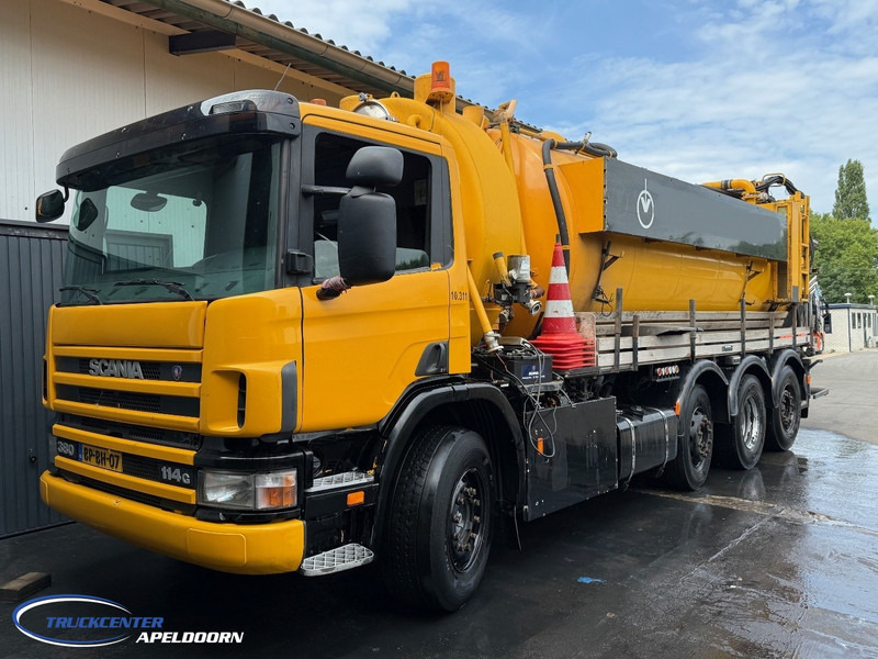 Scania P114GB8X2/4 NA 340 Tussenbak ontbreekt - 진공 흡입 트럭 : 사진 1 Scania P114GB8X2/4 NA 340 Tussenbak ontbreekt - 진공 흡입 트럭 : 사진 1