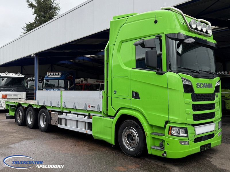 Scania R730 V8 NGS 8x4, Retarder, Twistlocks - 드롭사이드/ 플랫베드 트럭 : 사진 1 Scania R730 V8 NGS 8x4, Retarder, Twistlocks - 드롭사이드/ 플랫베드 트럭 : 사진 1