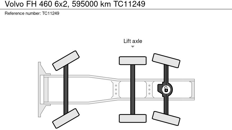 Volvo FH 460 6x2, 595000 km - 트랙터 유닛 : 사진 2 Volvo FH 460 6x2, 595000 km - 트랙터 유닛 : 사진 2