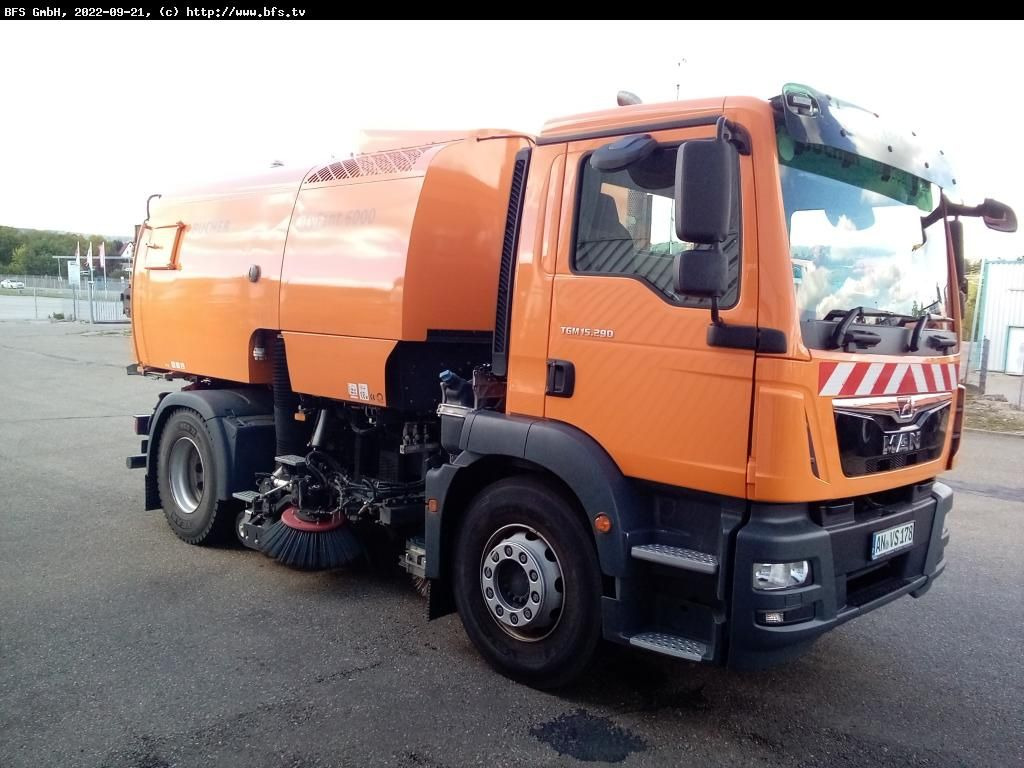 MAN TGM 15.290 4x2 BL CityFant 6000 SH Doppelseitige - 거리 청소 차량 : 사진 2 MAN TGM 15.290 4x2 BL CityFant 6000 SH Doppelseitige - 거리 청소 차량 : 사진 2