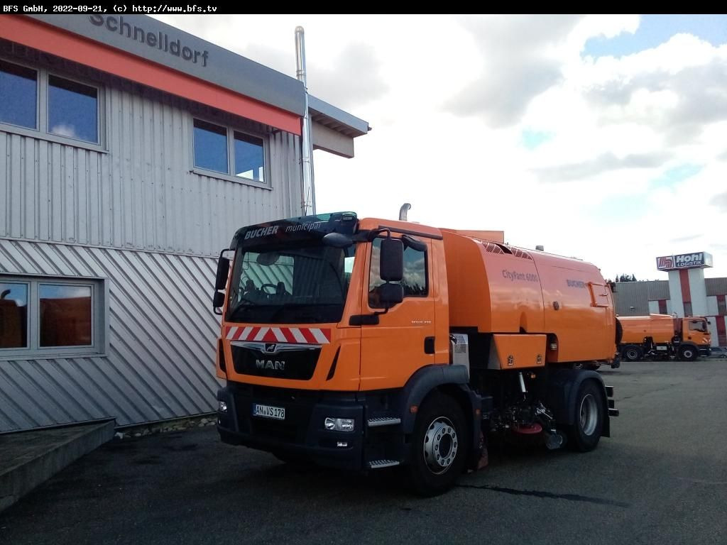 MAN TGM 15.290 4x2 BL CityFant 6000 SH Doppelseitige - 거리 청소 차량 : 사진 1 MAN TGM 15.290 4x2 BL CityFant 6000 SH Doppelseitige - 거리 청소 차량 : 사진 1