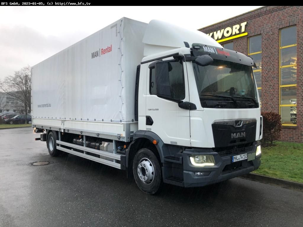 MAN TGM (TG3) 15.290 4x2 BL CH Plane, LBW - 커튼사이더 트럭 : 사진 1 MAN TGM (TG3) 15.290 4x2 BL CH Plane, LBW - 커튼사이더 트럭 : 사진 1