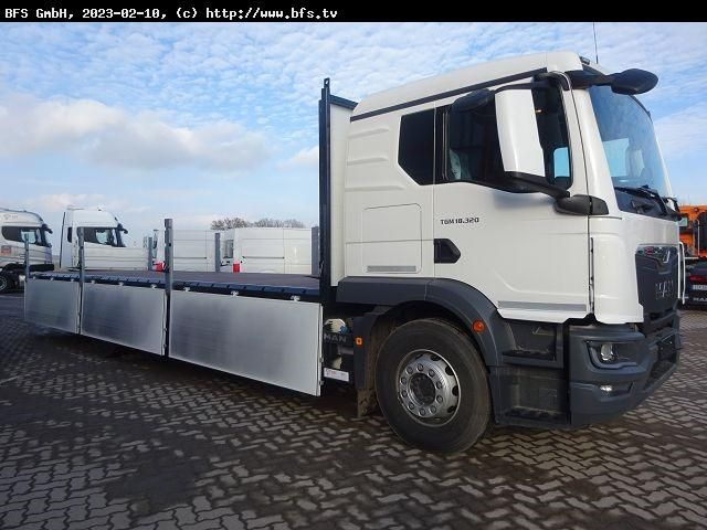 MAN TGM (TG3) 18.320 4x2 BL CH Langmaterialträger, P - 드롭사이드/ 플랫베드 트럭 : 사진 2 MAN TGM (TG3) 18.320 4x2 BL CH Langmaterialträger, P - 드롭사이드/ 플랫베드 트럭 : 사진 2