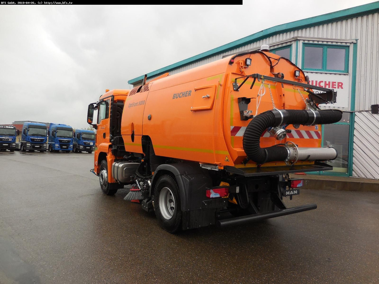 MAN TGS 18.420 4X2 BL Bucher OF 8000 TWIN beidseitig - 거리 청소 차량 : 사진 3 MAN TGS 18.420 4X2 BL Bucher OF 8000 TWIN beidseitig - 거리 청소 차량 : 사진 3