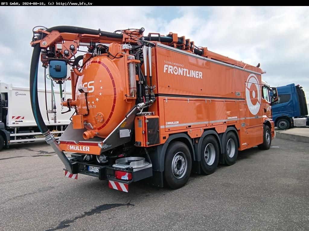 MAN TGS (TG3) 35.510 8x4-4 BL CH Canalmaster F 135 E - 진공 흡입 트럭 : 사진 2 MAN TGS (TG3) 35.510 8x4-4 BL CH Canalmaster F 135 E - 진공 흡입 트럭 : 사진 2
