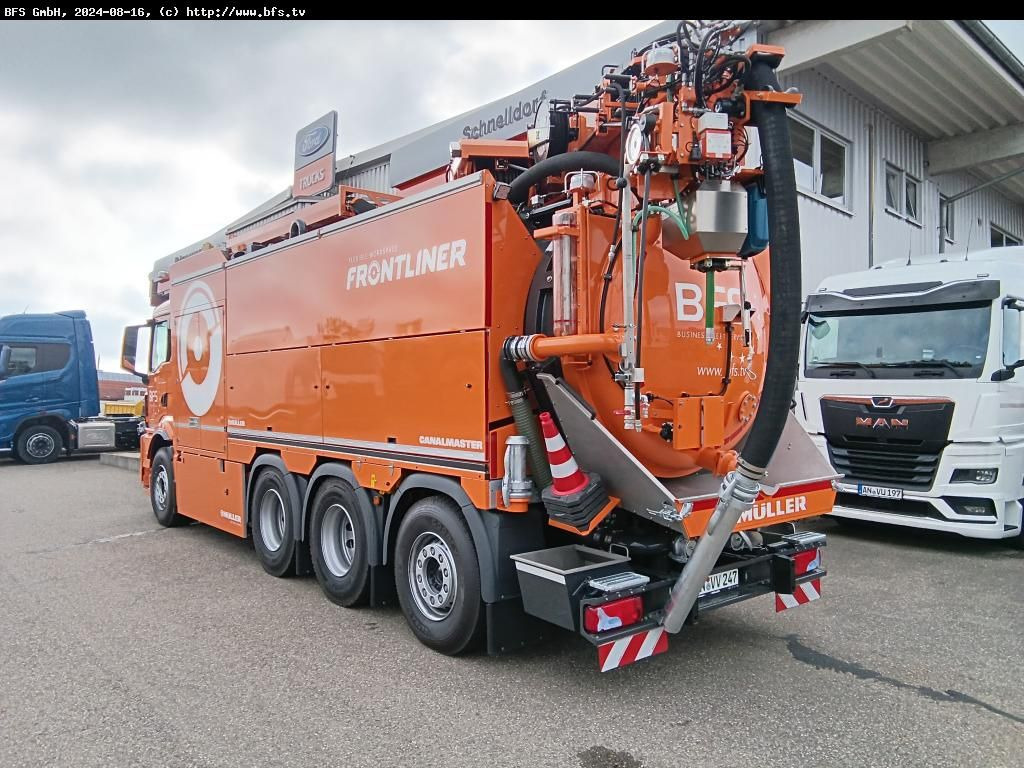 MAN TGS (TG3) 35.510 8x4-4 BL CH Canalmaster F 135 E - 진공 흡입 트럭 : 사진 3 MAN TGS (TG3) 35.510 8x4-4 BL CH Canalmaster F 135 E - 진공 흡입 트럭 : 사진 3