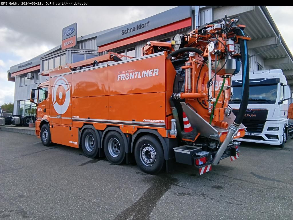 MAN TGS (TG3) 35.510 8x4-4 BL CH MÜLLER Canalmaster - 진공 흡입 트럭 : 사진 3 MAN TGS (TG3) 35.510 8x4-4 BL CH MÜLLER Canalmaster - 진공 흡입 트럭 : 사진 3
