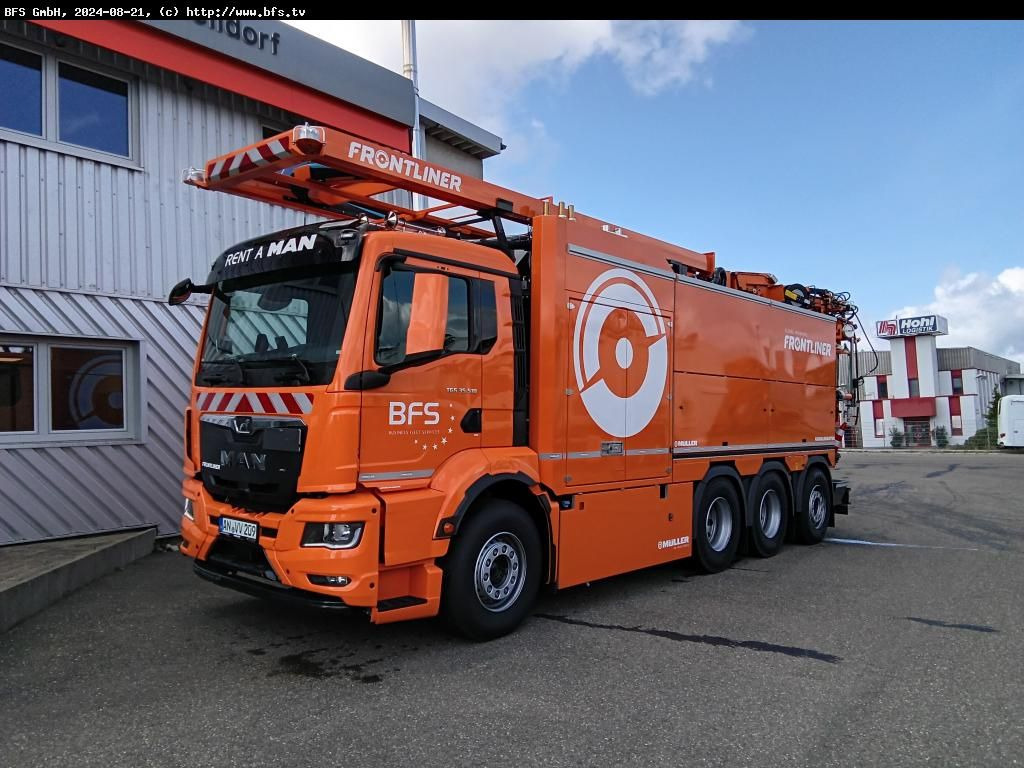MAN TGS (TG3) 35.510 8x4-4 BL CH MÜLLER Canalmaster - 진공 흡입 트럭 : 사진 1 MAN TGS (TG3) 35.510 8x4-4 BL CH MÜLLER Canalmaster - 진공 흡입 트럭 : 사진 1