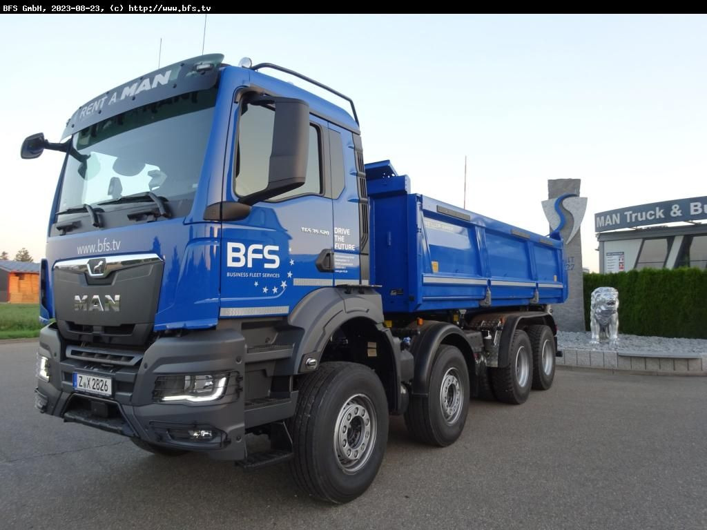 MAN TGS (TG3) 35.520 8x4 BB CH Bordmatik links, 3-Se - 덤프트럭 : 사진 1 MAN TGS (TG3) 35.520 8x4 BB CH Bordmatik links, 3-Se - 덤프트럭 : 사진 1