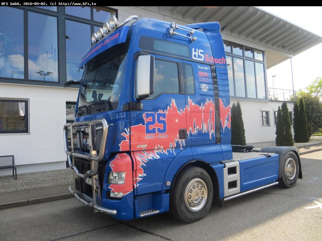 MAN TGX 18.560 4x2 BLS Euro 6 HS Schoch Edition 2016  - 트랙터 유닛 : 사진 1 MAN TGX 18.560 4x2 BLS Euro 6 HS Schoch Edition 2016  - 트랙터 유닛 : 사진 1