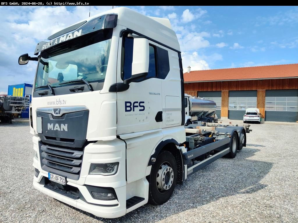 MAN TGX (TG3) 26.470 6x2-4 LL BDF Mildner - 컨테이너 운반 장치/ 스와프 보디 트럭 : 사진 1 MAN TGX (TG3) 26.470 6x2-4 LL BDF Mildner - 컨테이너 운반 장치/ 스와프 보디 트럭 : 사진 1
