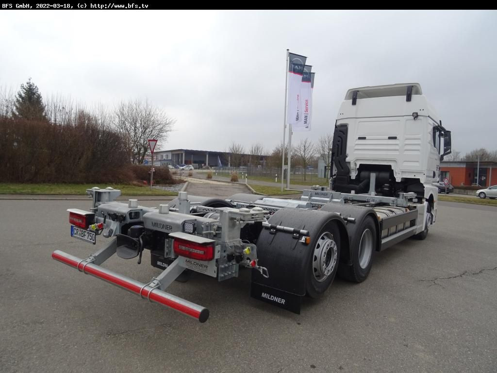 MAN TGX (TG3) 26.470 6x2-4 LL BDF Mildner - 컨테이너 운반 장치/ 스와프 보디 트럭 : 사진 2 MAN TGX (TG3) 26.470 6x2-4 LL BDF Mildner - 컨테이너 운반 장치/ 스와프 보디 트럭 : 사진 2