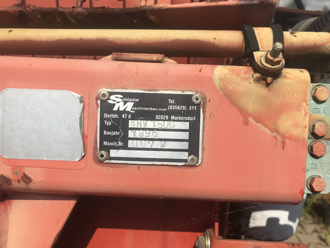 짚 분쇄기 Hand-made SCHOPSTAL MASCHINEN SM : 사진 10