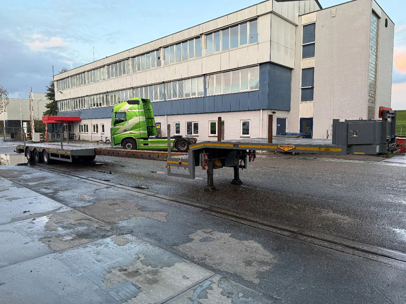 Broshuis E-2190/27 6,3 M EXTENDABLE, LAST AXLE STEERING - 저하대 세미 트레일러 : 사진 2 Broshuis E-2190/27 6,3 M EXTENDABLE, LAST AXLE STEERING - 저하대 세미 트레일러 : 사진 2