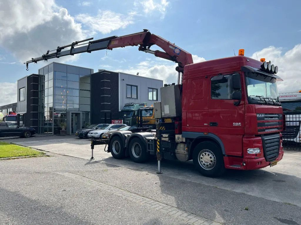 DAF XF 105.460 6X4 EURO 5 + HMF 4220 K6 + REMOTE CON - 트랙터 유닛 : 사진 3 DAF XF 105.460 6X4 EURO 5 + HMF 4220 K6 + REMOTE CON - 트랙터 유닛 : 사진 3