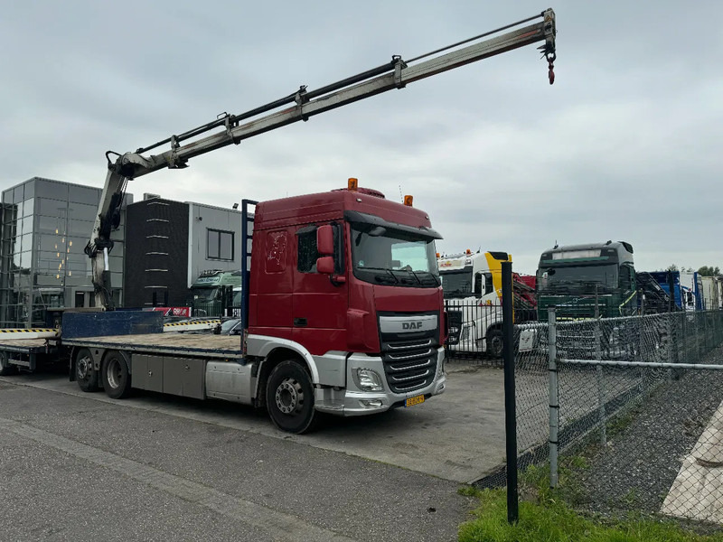 DAF XF 510 6X2 EURO 6 + HIAB 166 HI PRO + REMOTE CONTROL - 드롭사이드/ 플랫베드 트럭, 크레인 트럭 : 사진 2 DAF XF 510 6X2 EURO 6 + HIAB 166 HI PRO + REMOTE CONTROL - 드롭사이드/ 플랫베드 트럭, 크레인 트럭 : 사진 2