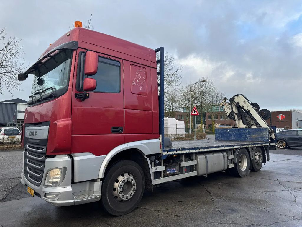 DAF XF 510 6X2 EURO 6 + HIAB 166 HI PRO + REMOTE CON - 드롭사이드/ 플랫베드 트럭, 크레인 트럭 : 사진 1 DAF XF 510 6X2 EURO 6 + HIAB 166 HI PRO + REMOTE CON - 드롭사이드/ 플랫베드 트럭, 크레인 트럭 : 사진 1