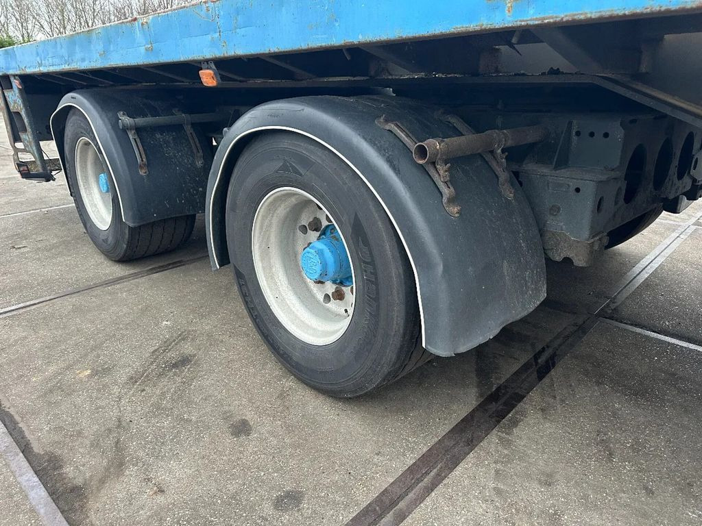 드롭사이드/ 플랫베드 세미 트레일러 Floor 2 AXLE STEERING an 2 LIFT AXLE : 사진 6
