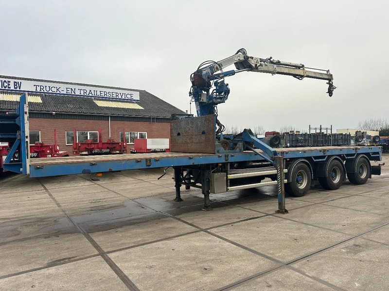 Floor MET HIAB R165-F2, LAATSTE 2 ASSEN GESTUURD - 드롭사이드/ 플랫베드 세미 트레일러 : 사진 1 Floor MET HIAB R165-F2, LAATSTE 2 ASSEN GESTUURD - 드롭사이드/ 플랫베드 세미 트레일러 : 사진 1