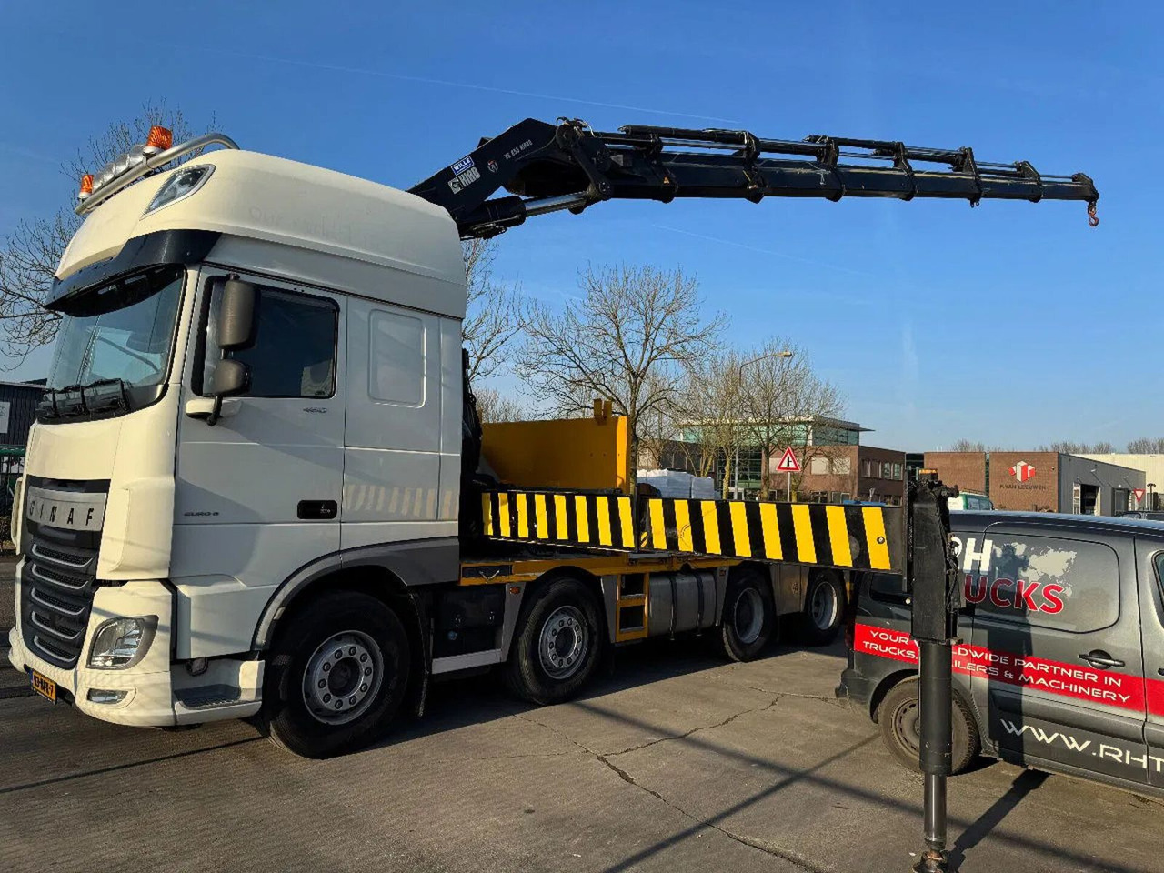 Ginaf G6 4140 CF 8X2 - EURO 6 + HIAB 855 EP-6 + REMOTE - 크레인 트럭, 드롭사이드/ 플랫베드 트럭 : 사진 2 Ginaf G6 4140 CF 8X2 - EURO 6 + HIAB 855 EP-6 + REMOTE - 크레인 트럭, 드롭사이드/ 플랫베드 트럭 : 사진 2