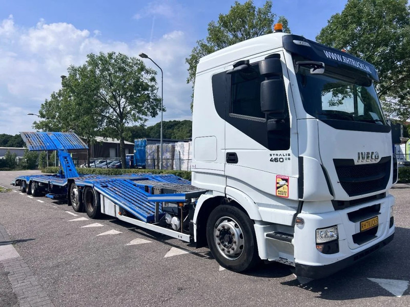 Iveco Stralis 460 6X2 EURO 6 + GS MEPPEL - TRUCK-TRANSPORTER - 자동 운반 장치 트럭 : 사진 1 Iveco Stralis 460 6X2 EURO 6 + GS MEPPEL - TRUCK-TRANSPORTER - 자동 운반 장치 트럭 : 사진 1