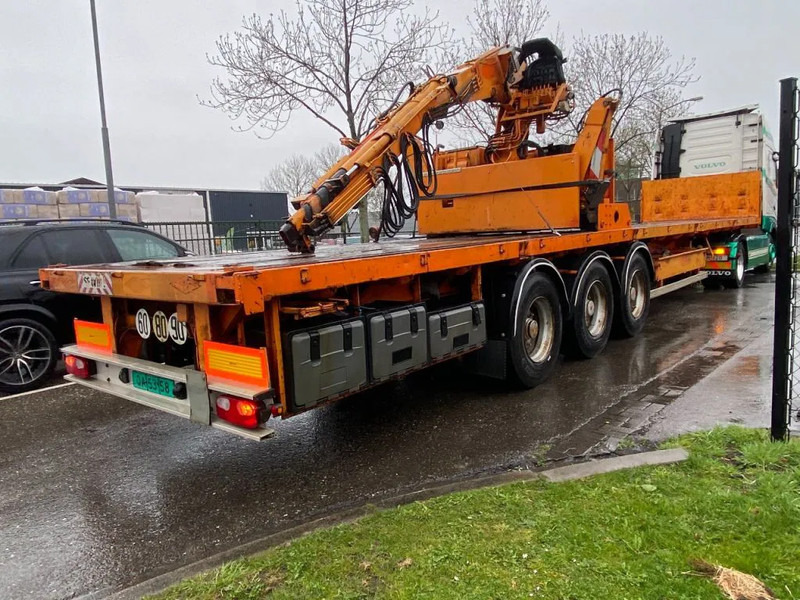 Kaiser KENNIS 14000 ROLLER CRANE HATZ ENGINE - 드롭사이드/ 플랫베드 세미 트레일러 : 사진 2 Kaiser KENNIS 14000 ROLLER CRANE HATZ ENGINE - 드롭사이드/ 플랫베드 세미 트레일러 : 사진 2