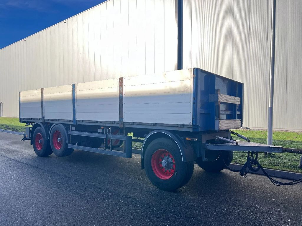 Kel-Berg 3 AXLE - OPEN BOX 7,55 METER + LIFTING AXLE - 드롭사이드/ 플랫베드 트레일러 : 사진 1 Kel-Berg 3 AXLE - OPEN BOX 7,55 METER + LIFTING AXLE - 드롭사이드/ 플랫베드 트레일러 : 사진 1