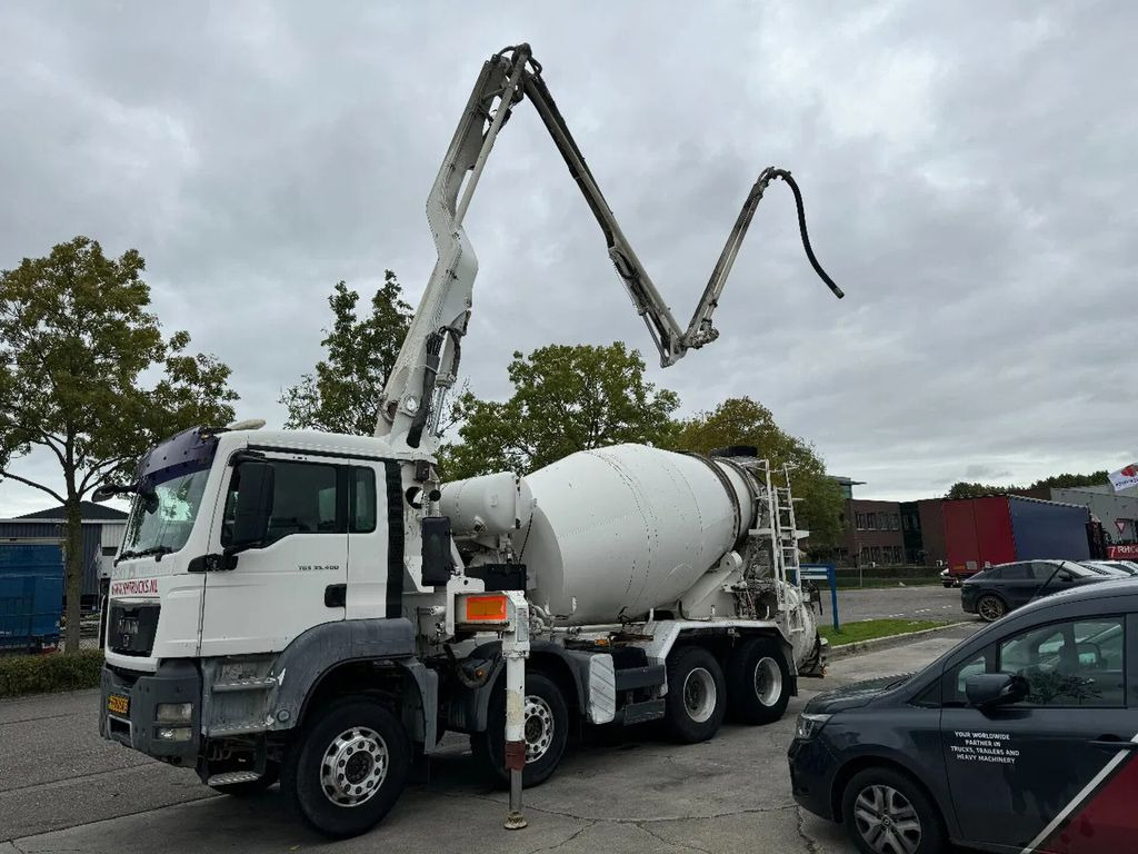 MAN TGS 35.400 8X4 EURO 4 PUTZMEISTER PUMP 21-3 + LI - 콘크리트 믹서 펌프 트럭 : 사진 2 MAN TGS 35.400 8X4 EURO 4 PUTZMEISTER PUMP 21-3 + LI - 콘크리트 믹서 펌프 트럭 : 사진 2