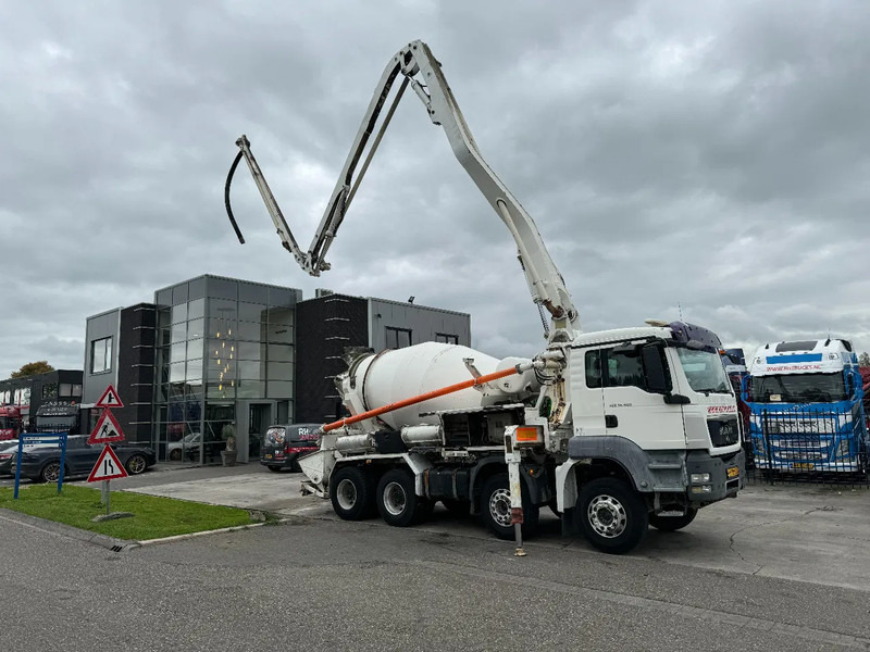 MAN TGS 35.400 8X4 PUTZMEISTER PUMP 21-3 + LIEBHERR MIXER - 콘크리트 펌프 트럭 : 사진 5 MAN TGS 35.400 8X4 PUTZMEISTER PUMP 21-3 + LIEBHERR MIXER - 콘크리트 펌프 트럭 : 사진 5