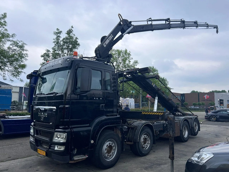 MAN TGS 35.440 8X2-4 + HIAB 220C-5 REMOTE + CABLE LIFT AUTOMATIC - 크레인 트럭 : 사진 2 MAN TGS 35.440 8X2-4 + HIAB 220C-5 REMOTE + CABLE LIFT AUTOMATIC - 크레인 트럭 : 사진 2