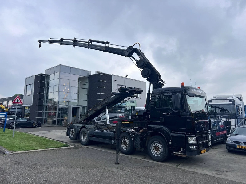 MAN TGS 35.440 8X2-4 + HIAB 220C-5 REMOTE + CABLE LIFT AUTOMATIC - 크레인 트럭 : 사진 1 MAN TGS 35.440 8X2-4 + HIAB 220C-5 REMOTE + CABLE LIFT AUTOMATIC - 크레인 트럭 : 사진 1