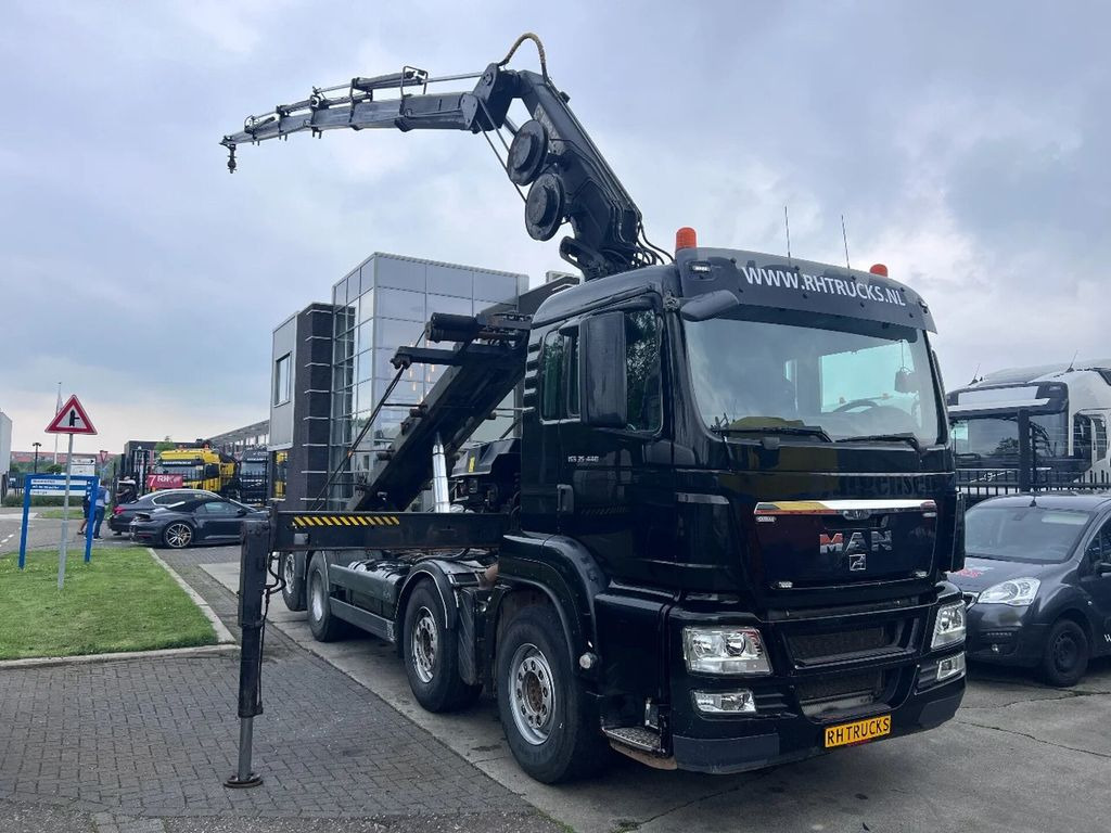 MAN TGS 35.440 8X2-4 + HIAB 220C-5 REMOTE + CABLE LI - 후크 리프트 트럭 : 사진 3 MAN TGS 35.440 8X2-4 + HIAB 220C-5 REMOTE + CABLE LI - 후크 리프트 트럭 : 사진 3