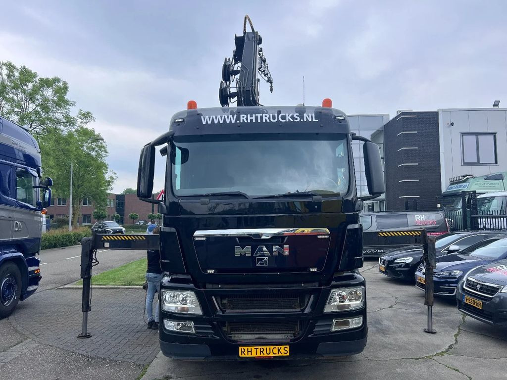 MAN TGS 35.440 8X2-4 + HIAB 220C-5 REMOTE + CABLE LI - 후크 리프트 트럭 : 사진 2 MAN TGS 35.440 8X2-4 + HIAB 220C-5 REMOTE + CABLE LI - 후크 리프트 트럭 : 사진 2