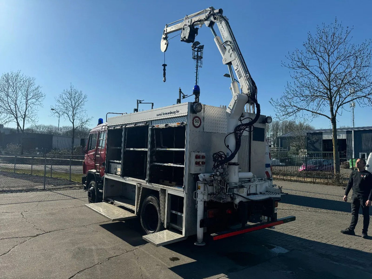 Mercedes-Benz 1117 4X2 FIRE TRUCK HIAB 050A ONLY 105787 KM - 트럭, 크레인 트럭 : 사진 4 Mercedes-Benz 1117 4X2 FIRE TRUCK HIAB 050A ONLY 105787 KM - 트럭, 크레인 트럭 : 사진 4