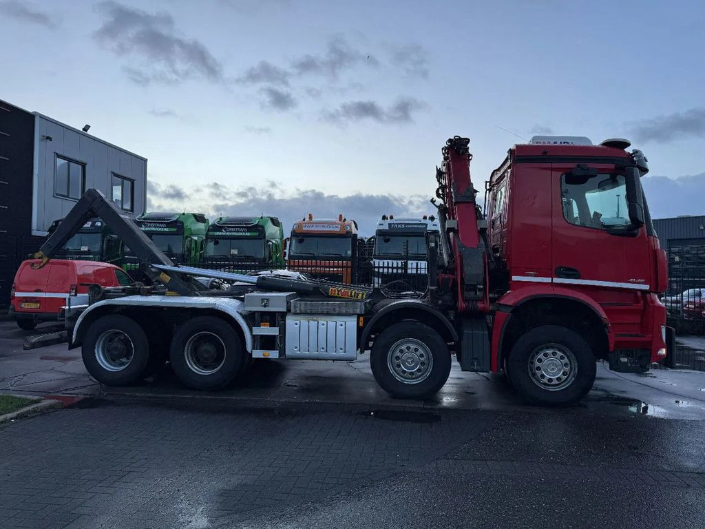 Mercedes-Benz Arocs 4145 8X4 - HMF 2243-Z2 CRANE + REMOTE + HY - 크레인 트럭, 후크 리프트 트럭 : 사진 4 Mercedes-Benz Arocs 4145 8X4 - HMF 2243-Z2 CRANE + REMOTE + HY - 크레인 트럭, 후크 리프트 트럭 : 사진 4