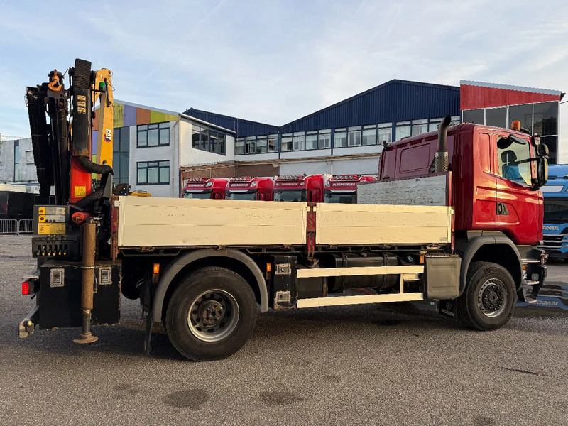 크레인 트럭 Scania G370 4X4 EURO 6 + 3-SIDE TIPPER + PALFINGER PK9002 + REMOTE : 사진 12