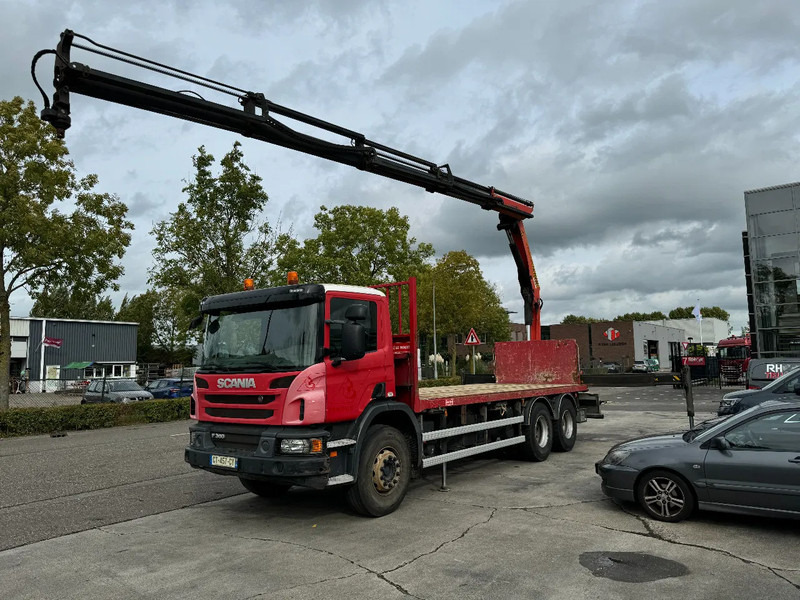 Scania P360 6X4 PALFINGER PK 20001-K + REMOTE CONTROL EURO 5 - 드롭사이드/ 플랫베드 트럭, 크레인 트럭 : 사진 1 Scania P360 6X4 PALFINGER PK 20001-K + REMOTE CONTROL EURO 5 - 드롭사이드/ 플랫베드 트럭, 크레인 트럭 : 사진 1
