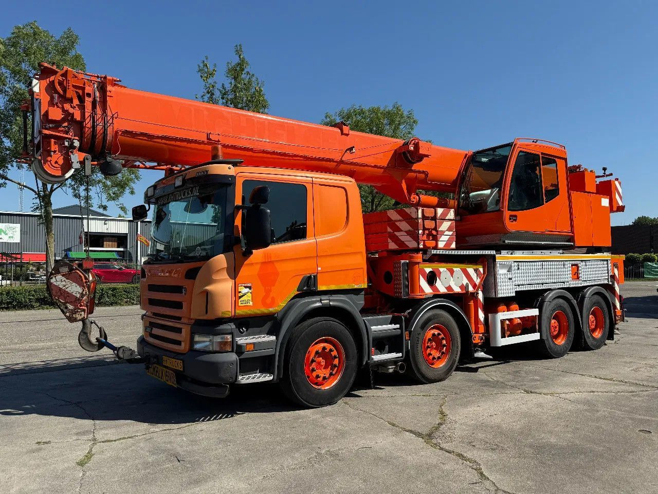 Scania P380 8X4 + FAUN HK40 + FLYJIB + BALLASTBL. 6,9 T - 크레인 트럭 : 사진 3 Scania P380 8X4 + FAUN HK40 + FLYJIB + BALLASTBL. 6,9 T - 크레인 트럭 : 사진 3