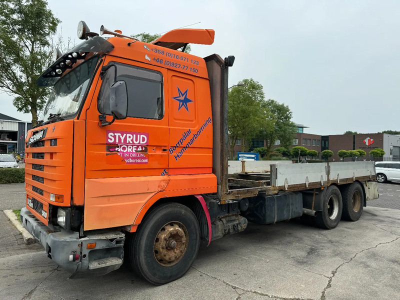 Scania R143-500 V8 6X4 + MANUAL GEARBOX - 드롭사이드/ 플랫베드 트럭 : 사진 1 Scania R143-500 V8 6X4 + MANUAL GEARBOX - 드롭사이드/ 플랫베드 트럭 : 사진 1