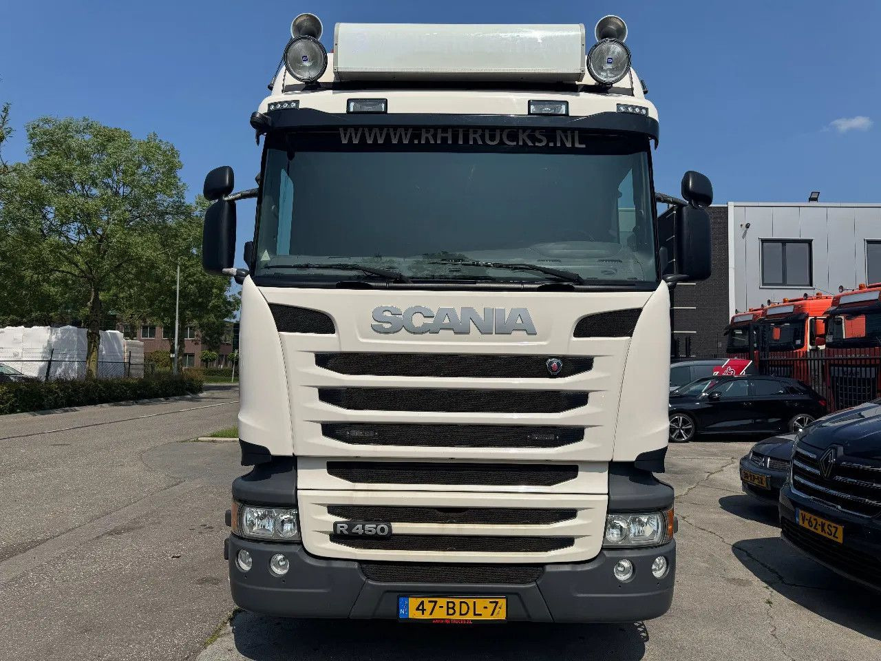 Scania R450 6X2 - EURO 6 + PALFINGER PK 32002-SH + REMO - 후크 리프트 트럭, 크레인 트럭 : 사진 2 Scania R450 6X2 - EURO 6 + PALFINGER PK 32002-SH + REMO - 후크 리프트 트럭, 크레인 트럭 : 사진 2