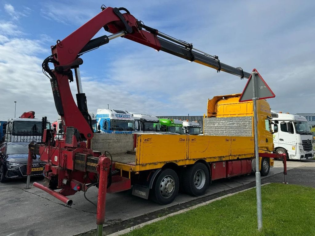 Scania R500 V8 6X2 EURO 5 + HIAB 377EP-4XS + REMOTE CON - 크레인 트럭, 드롭사이드/ 플랫베드 트럭 : 사진 3 Scania R500 V8 6X2 EURO 5 + HIAB 377EP-4XS + REMOTE CON - 크레인 트럭, 드롭사이드/ 플랫베드 트럭 : 사진 3